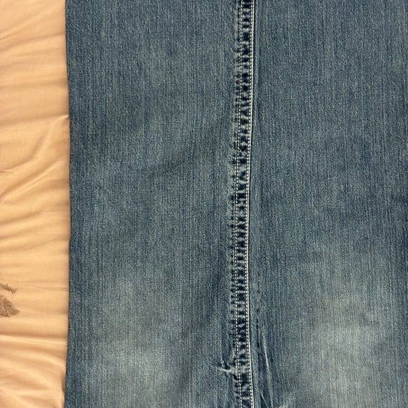 Ariat jeans white stitching relaxed fit amazing condition #baggy #jnco #relaxed - Picture 6 of 11